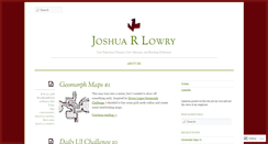 Desktop Screenshot of joshualowry.com